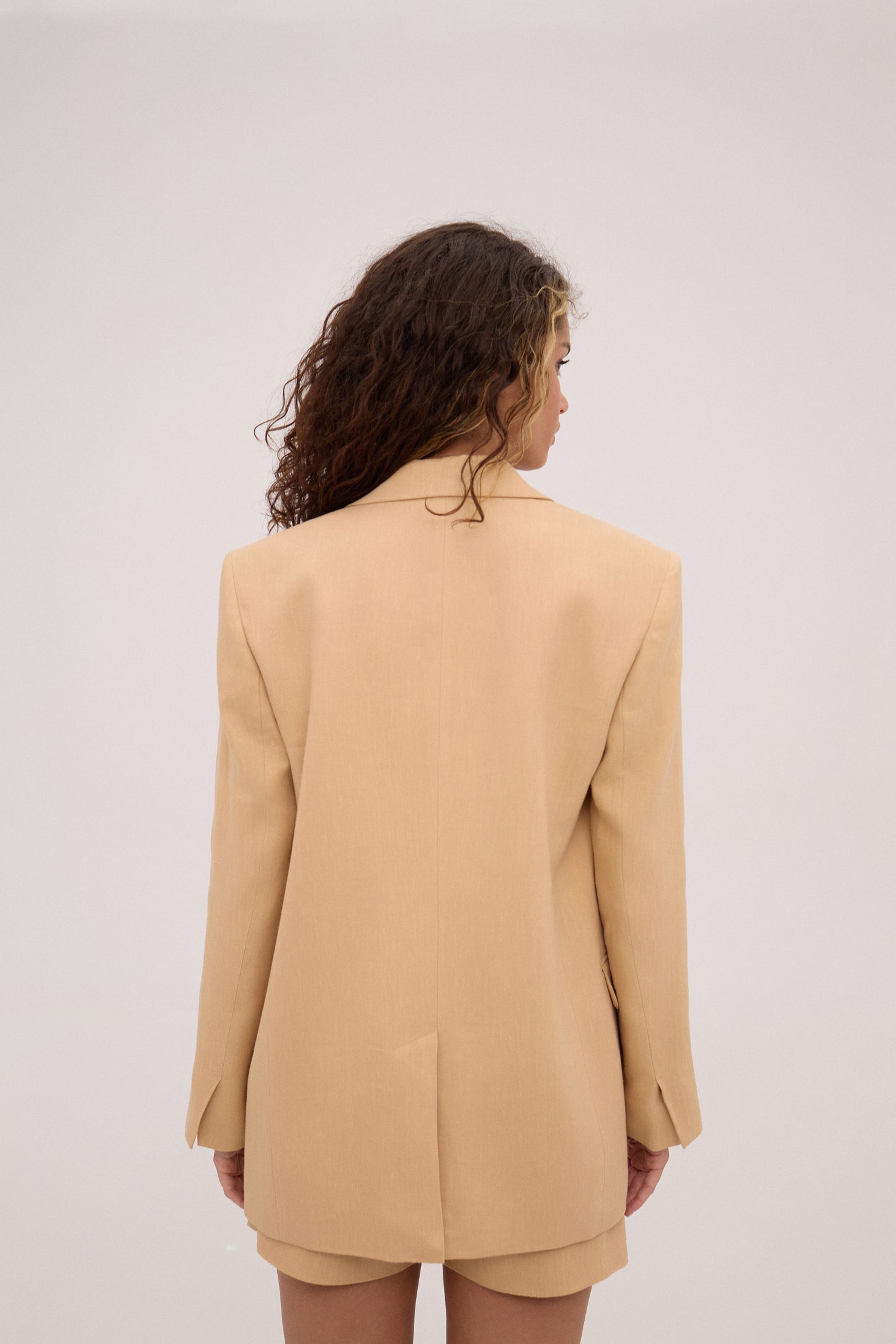 Beige Linen Jacket