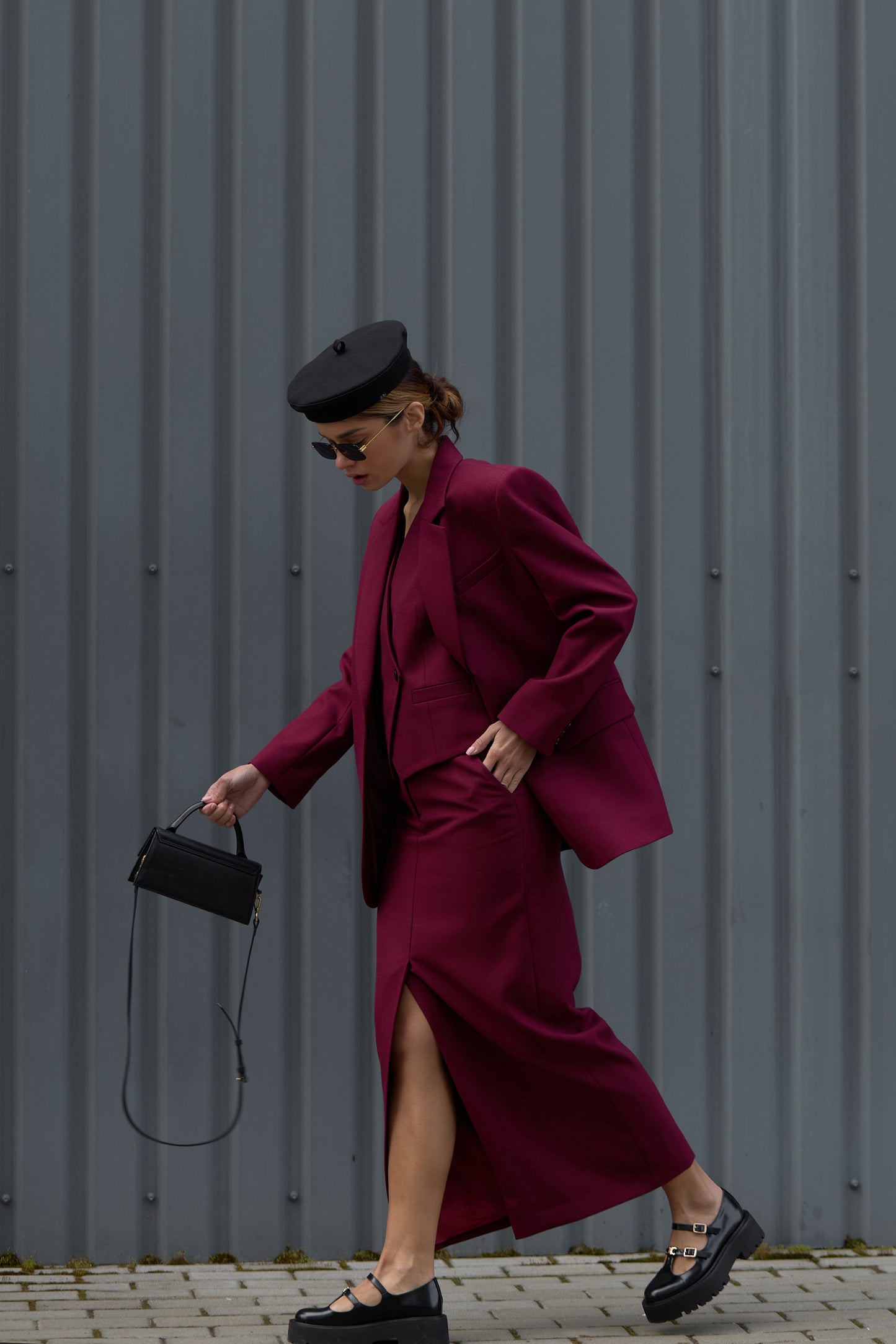 Vest Burgundy