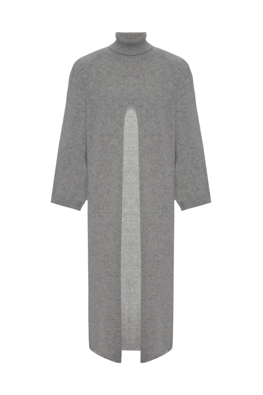 Сірий кардиган з розрізом «Limited Capsule Collection»