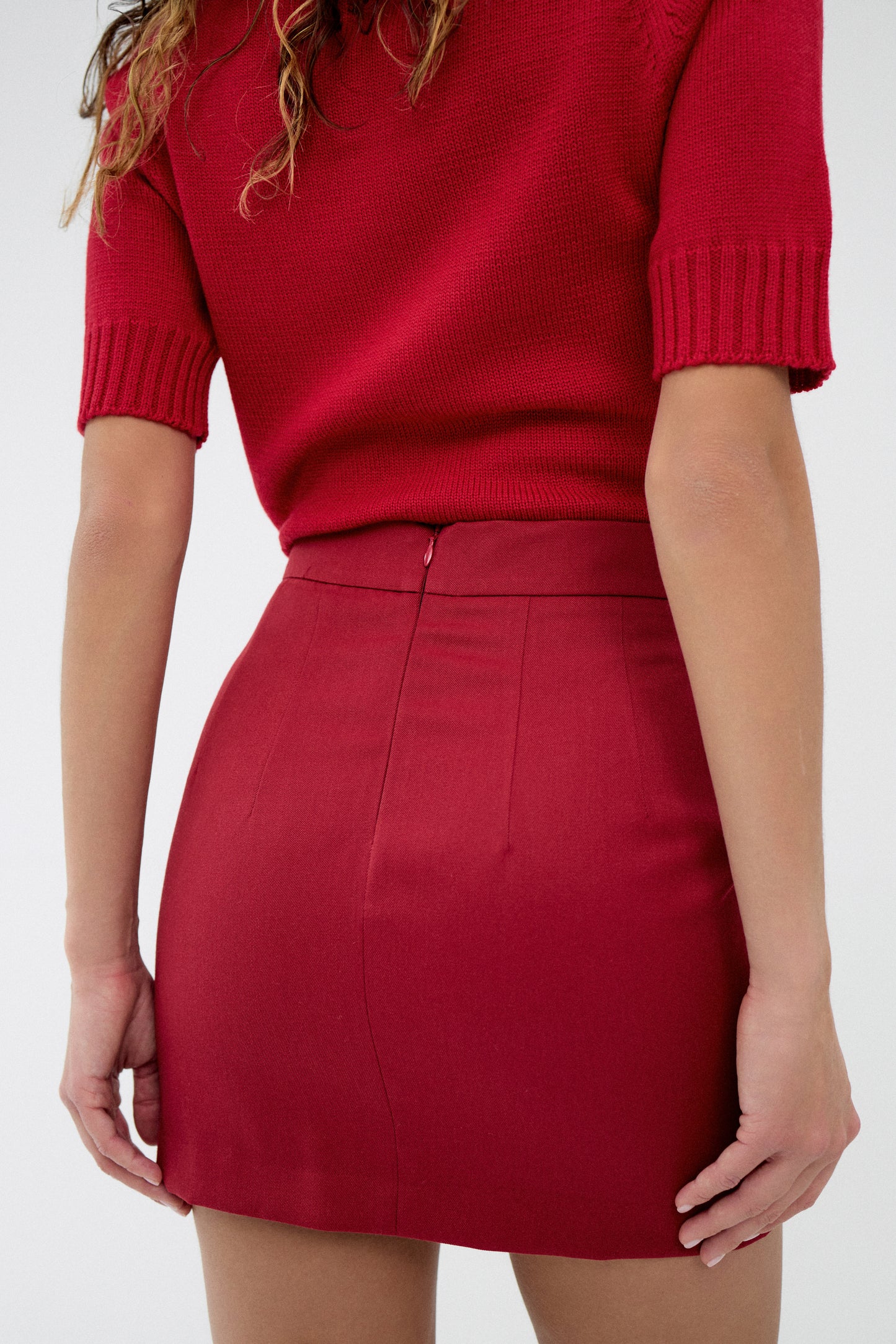 Mini skirt Red