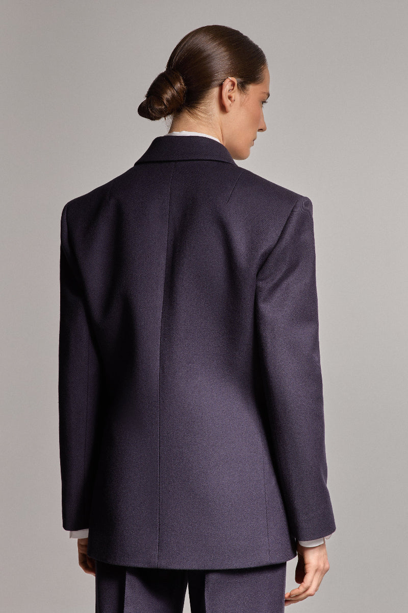 Жакет Лейла темно-синього кольору