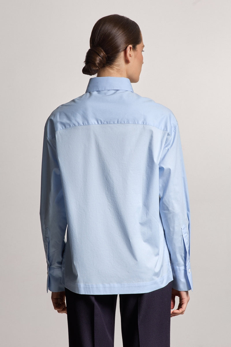 Сорочка блакитна