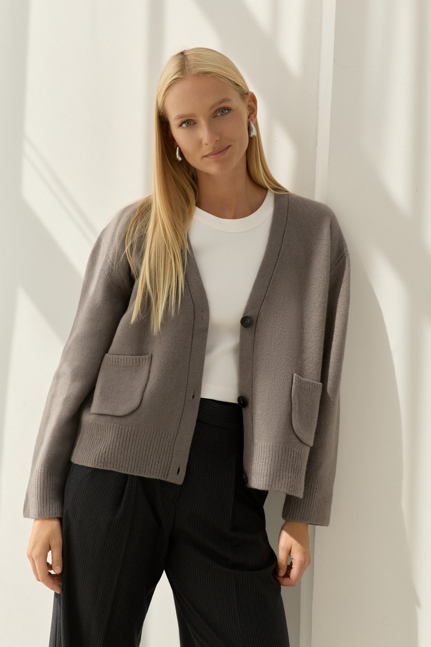 Dark Grey Cardigan Mary