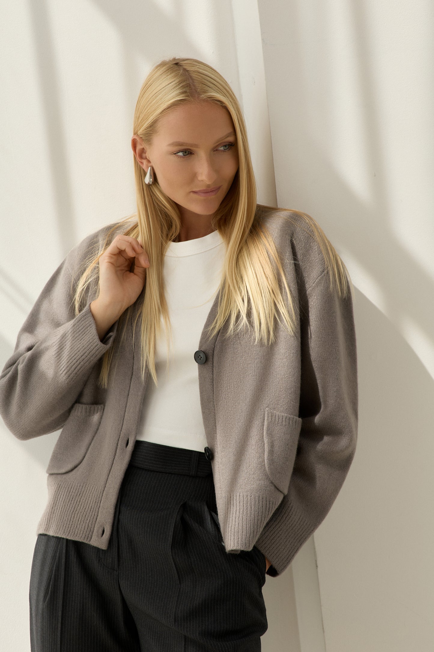 Dark Grey Cardigan Mary