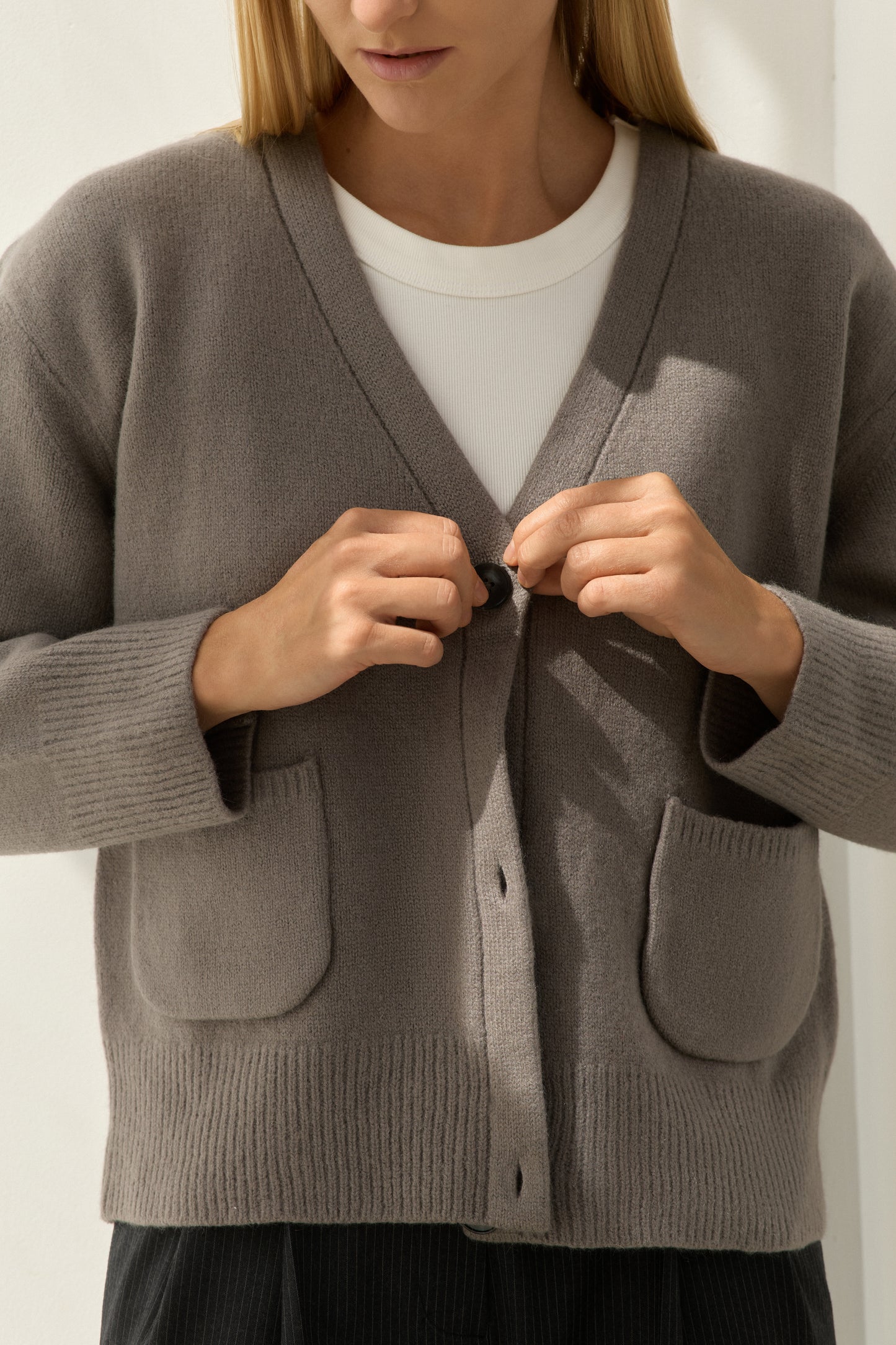Dark Grey Cardigan Mary