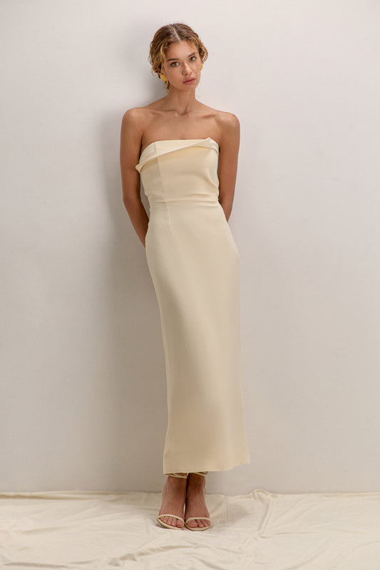 Сукня Sofia молочна міді