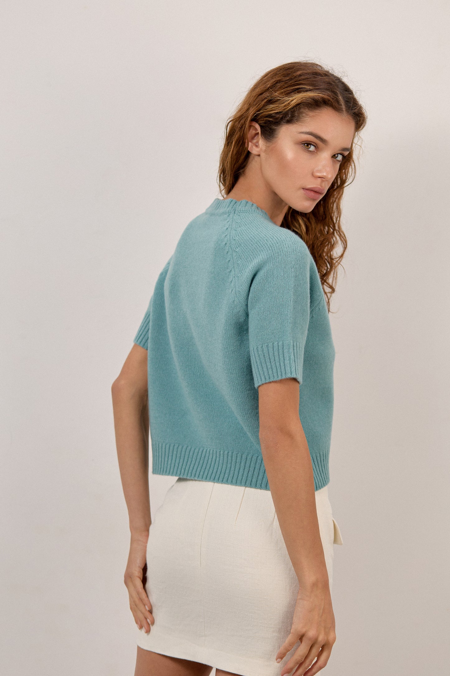 Teal Blue Jumper