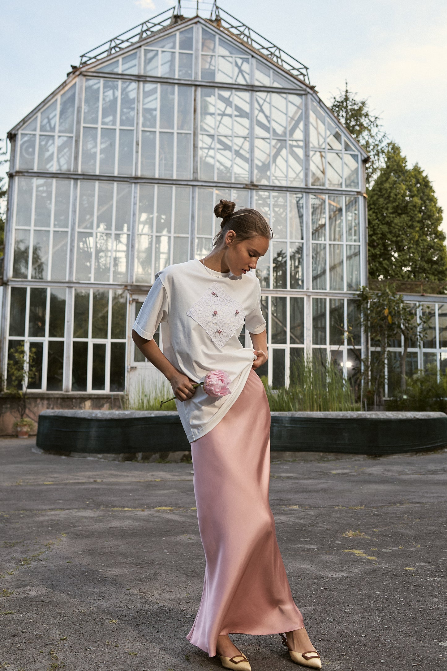 White Floral T-shirt