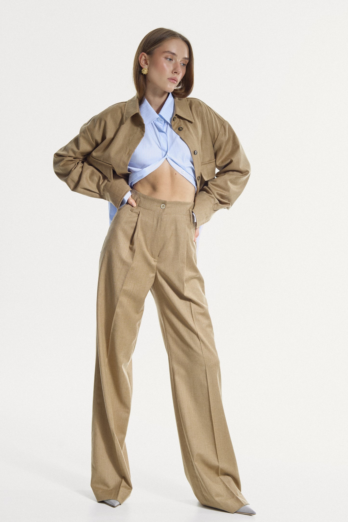 Beige Pants