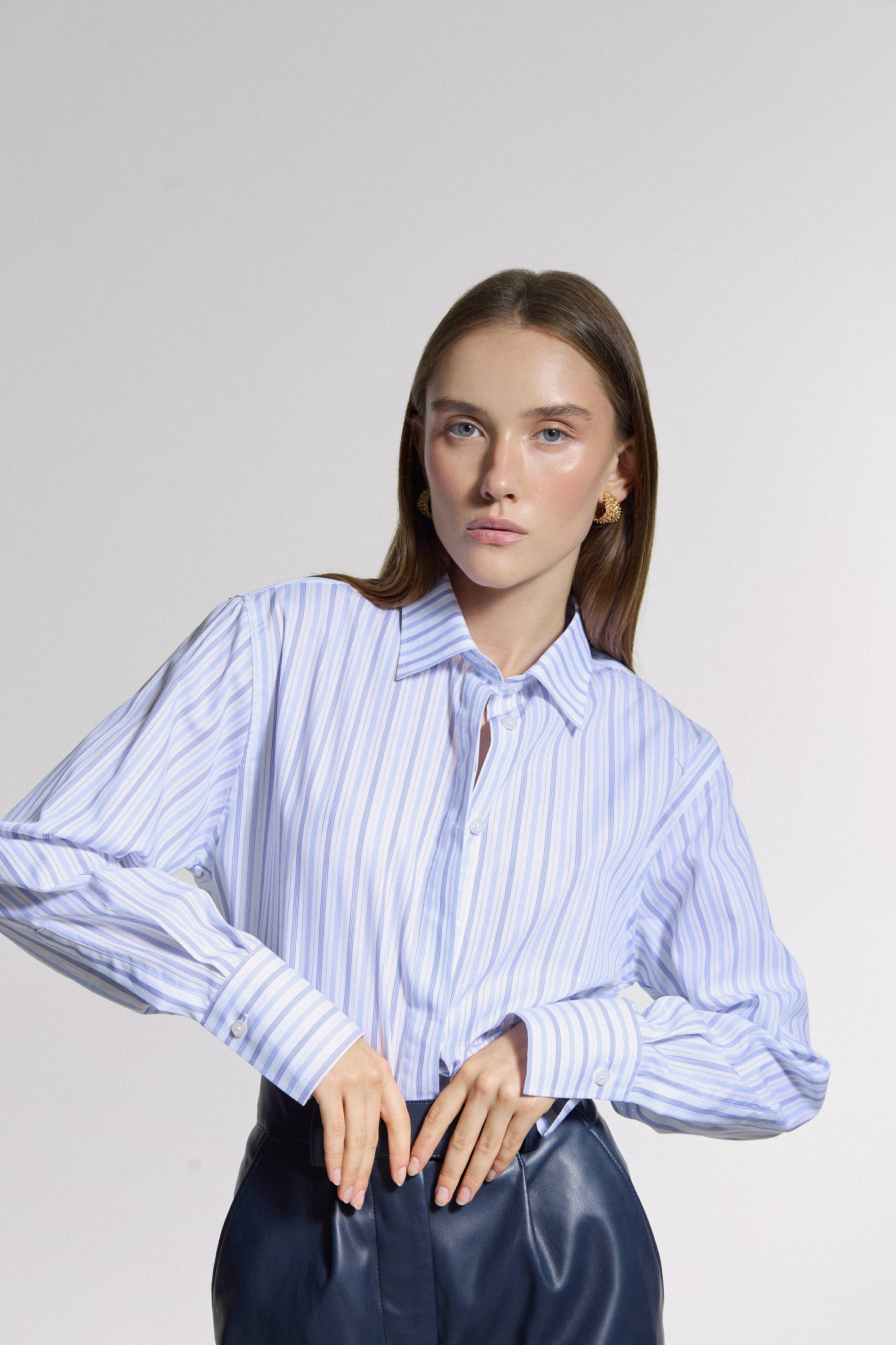 White Pinstriped Shirt