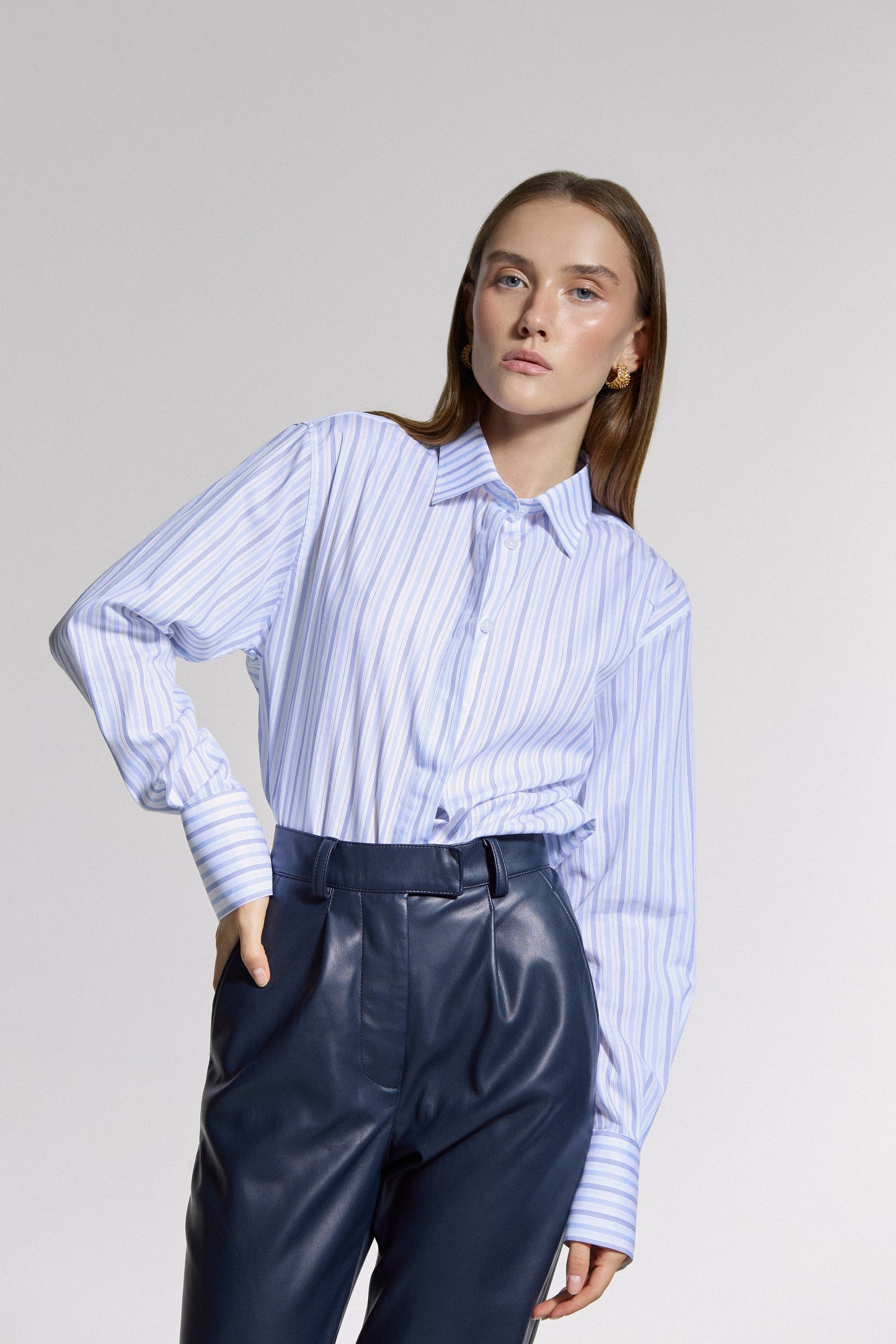 White Pinstriped Shirt