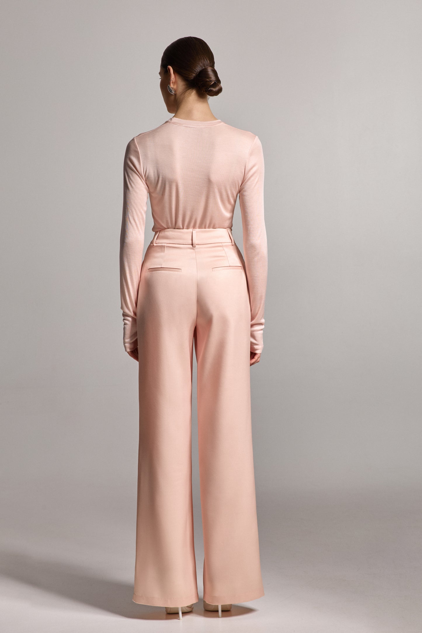 Pink Silk Pants