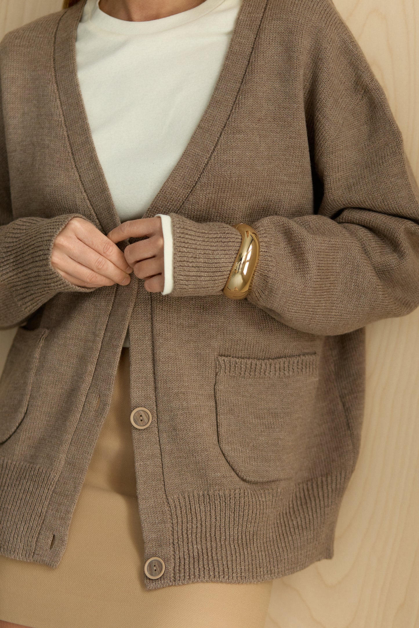 Brown Cardigan Mary