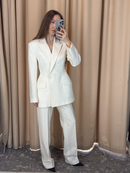 White Fitted Jacket