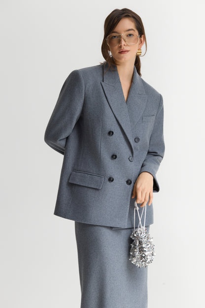 Спідниця Greta сіра міді