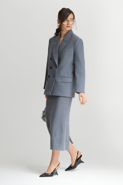 Спідниця Greta сіра міді