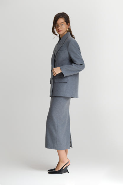 Спідниця Greta сіра міді