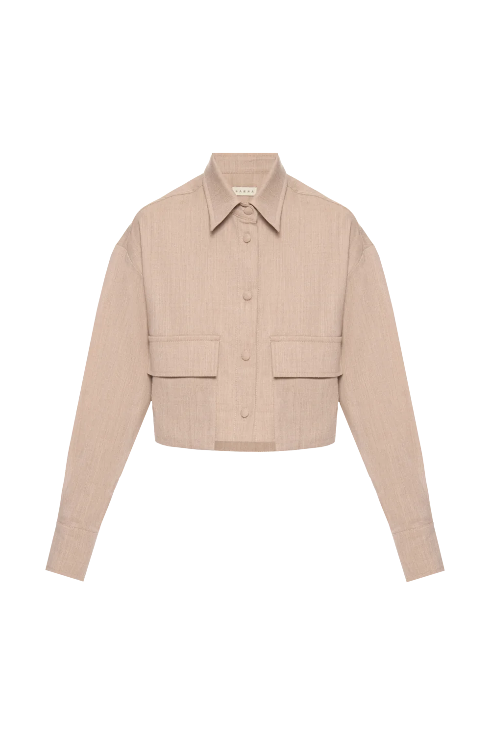 Коротка сорочка кольору тауп