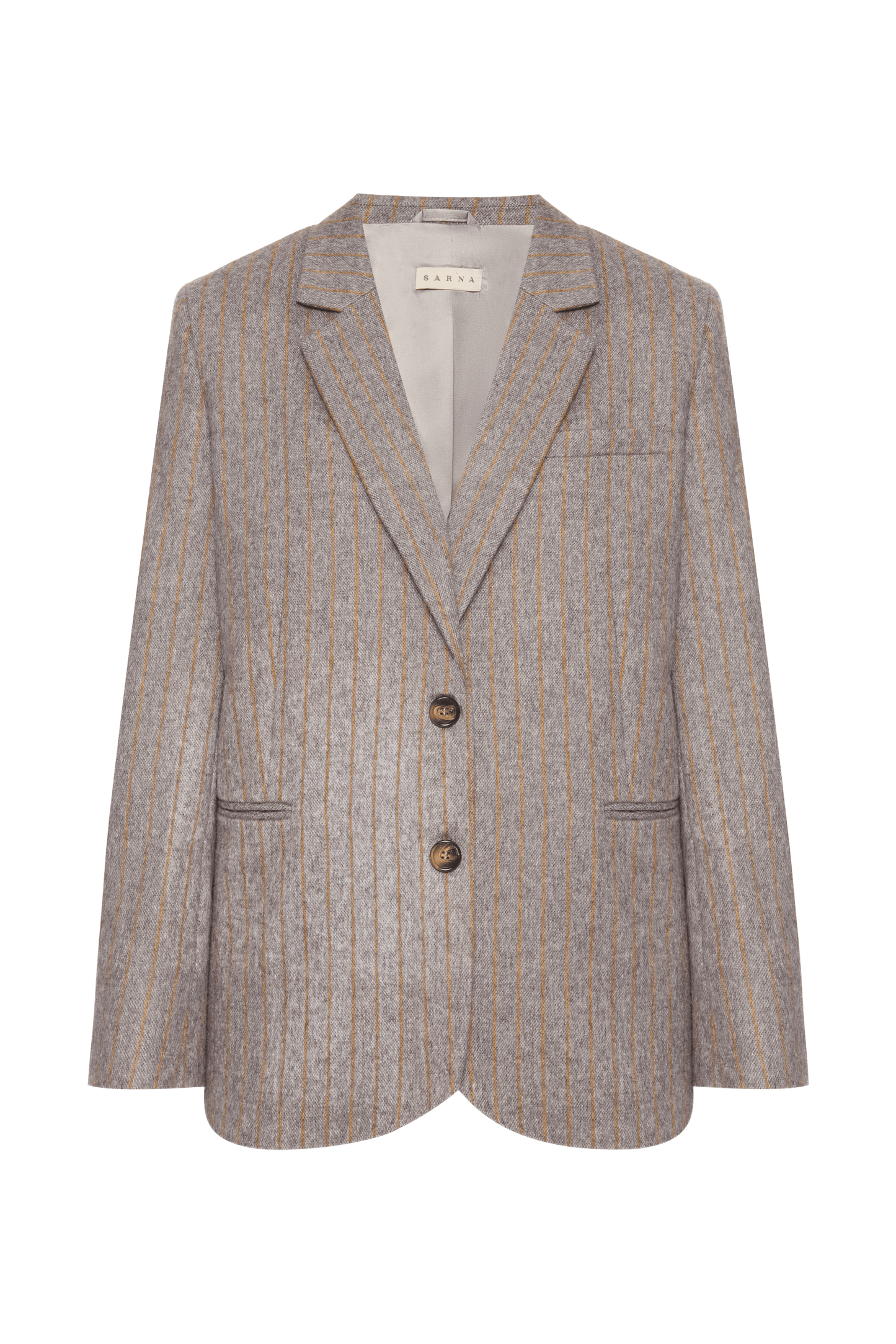 Gray Emma striped jacket