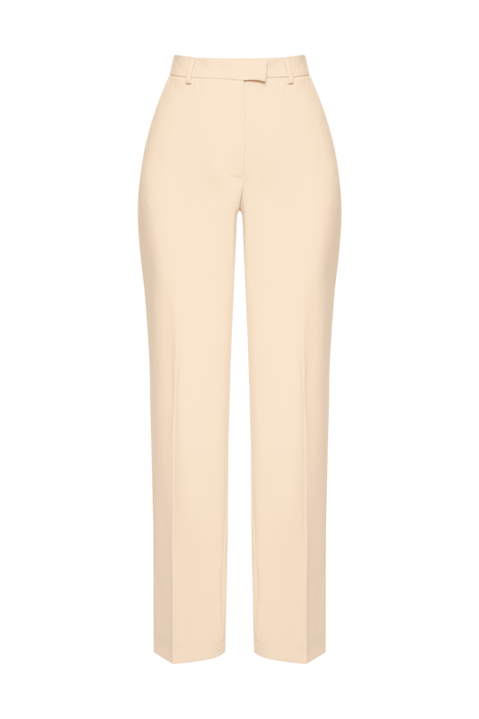 Вовняні брюки Екрю