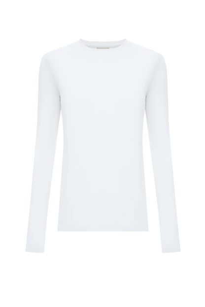 Білий лонгслів