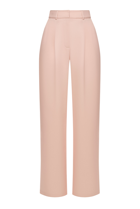 Pink Silk Pants