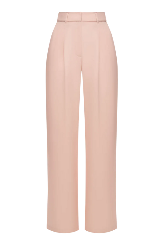 Брюки шовкові рожеві