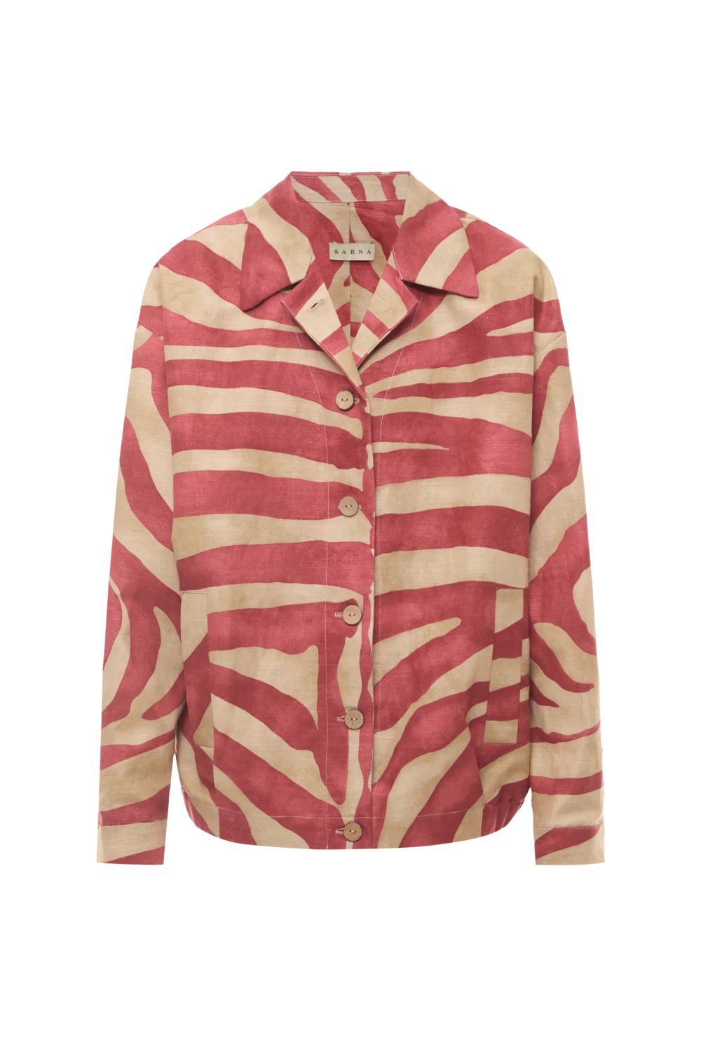 Бомбер Монстера лляний