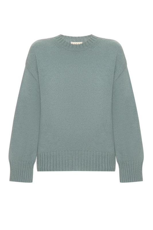 Светр кольору приглушеної зелені