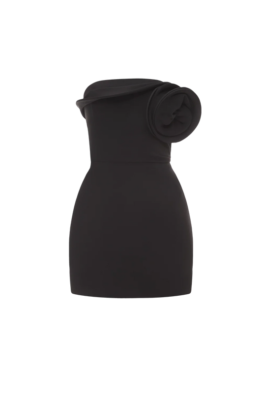 Міні-сукня Софія чорного кольору