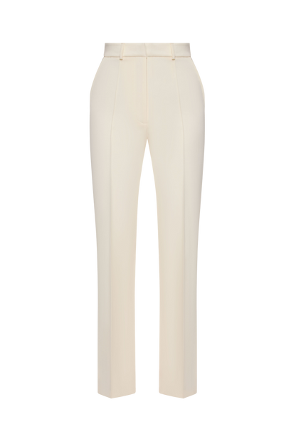 White Wool Pants