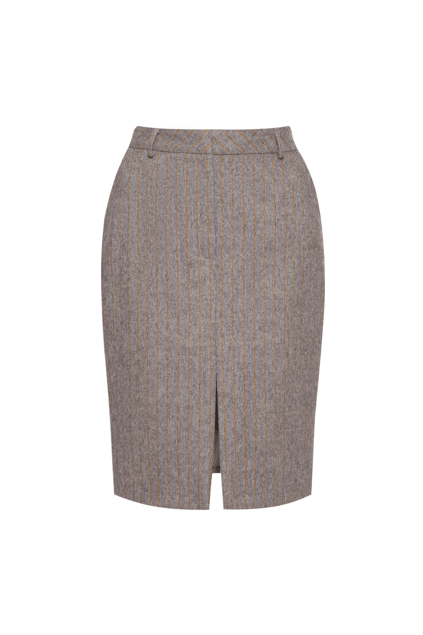 Gray Emma striped skirt