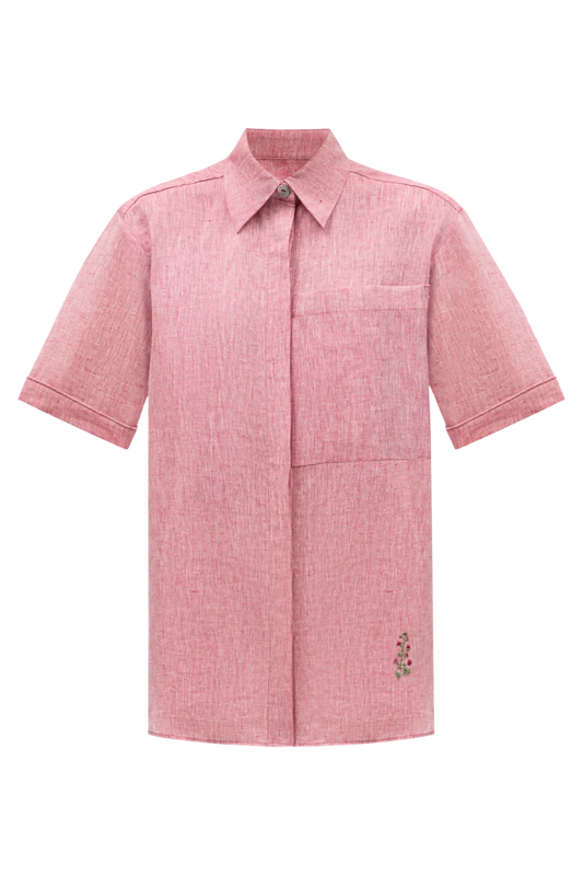 Костюм меланж бордового кольору