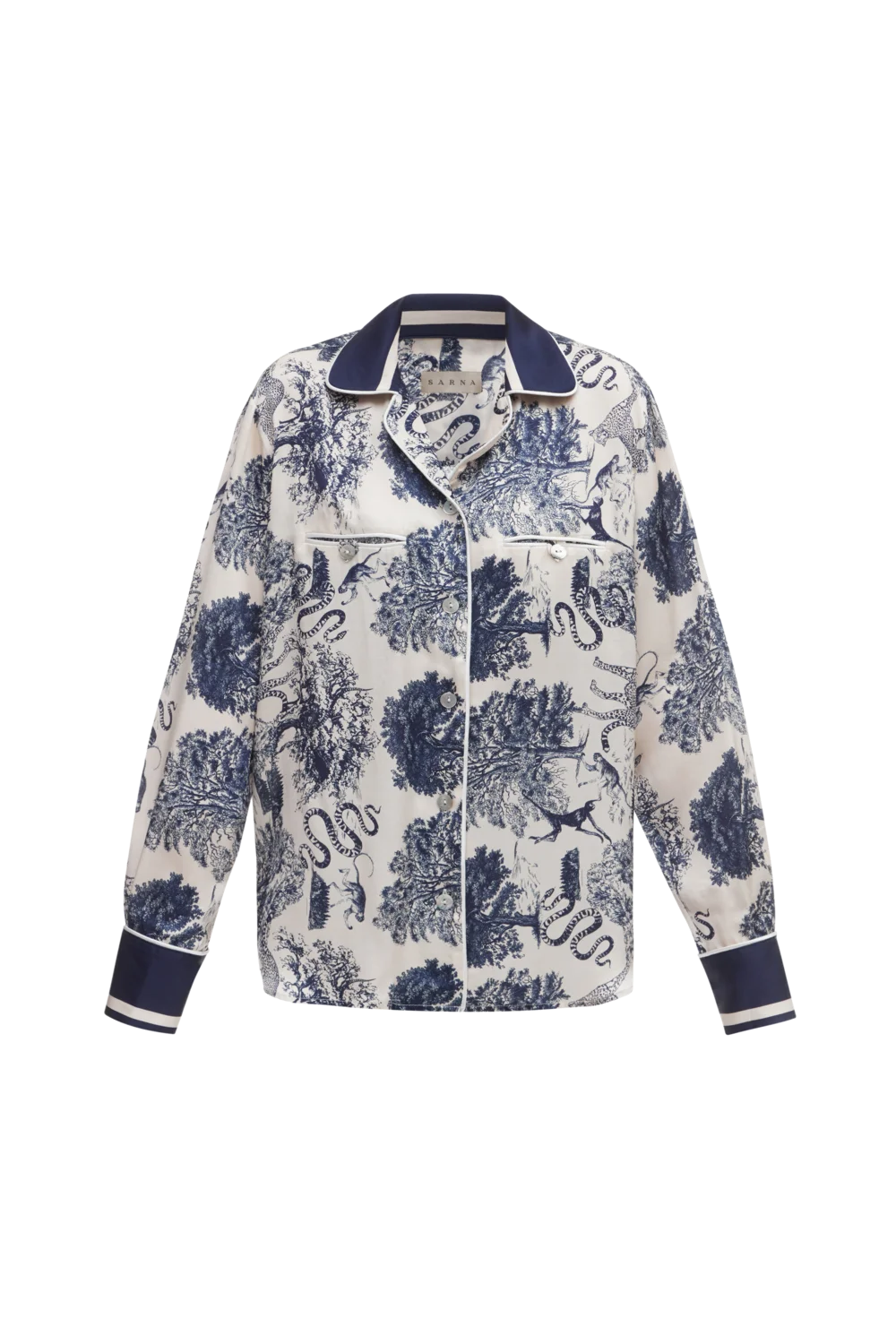 Піжамна сорочка шовкова