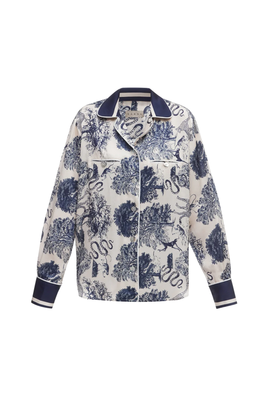 Піжамна сорочка шовкова