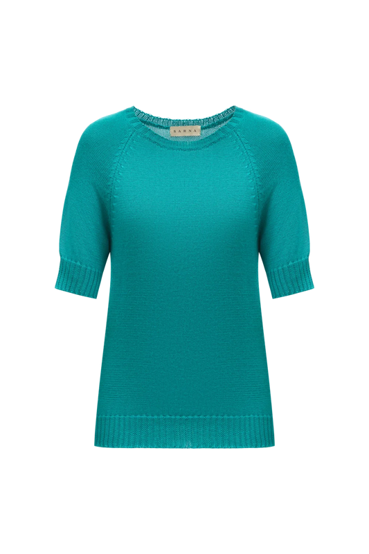 Джемпер бірюзового кольору