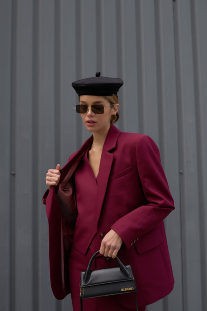 Vest Burgundy
