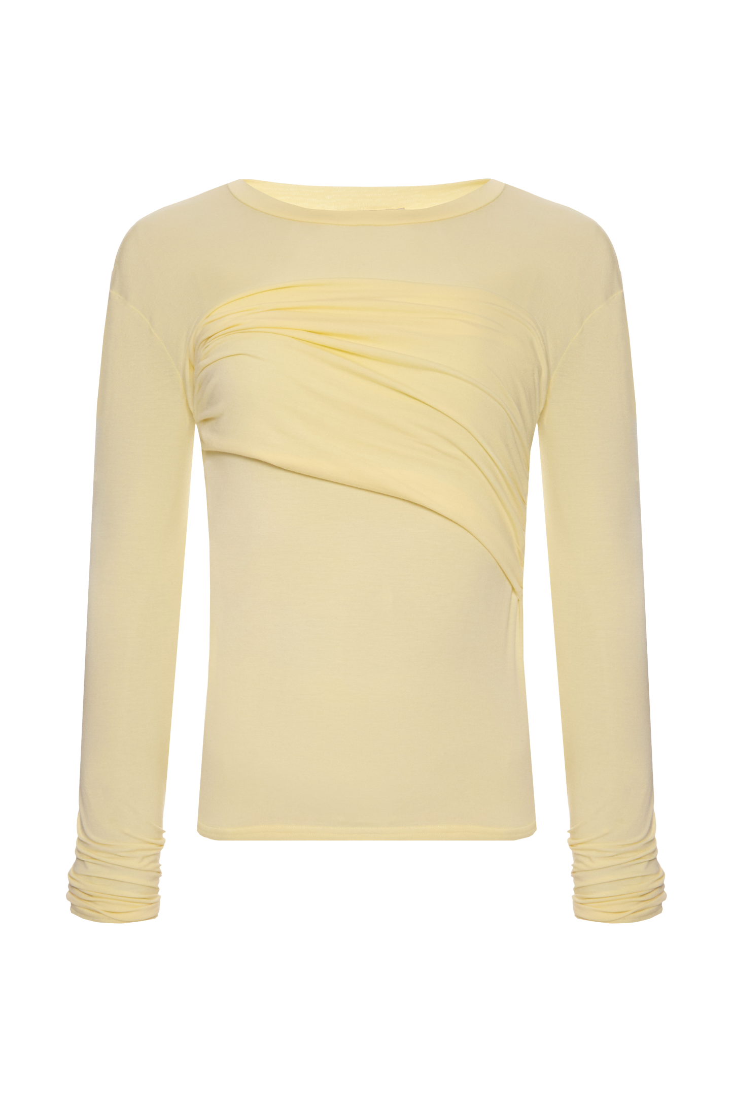 Лимонний лонгслів