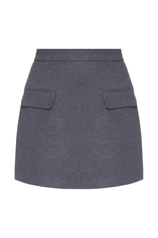 Сіра міні-спідниця Greta