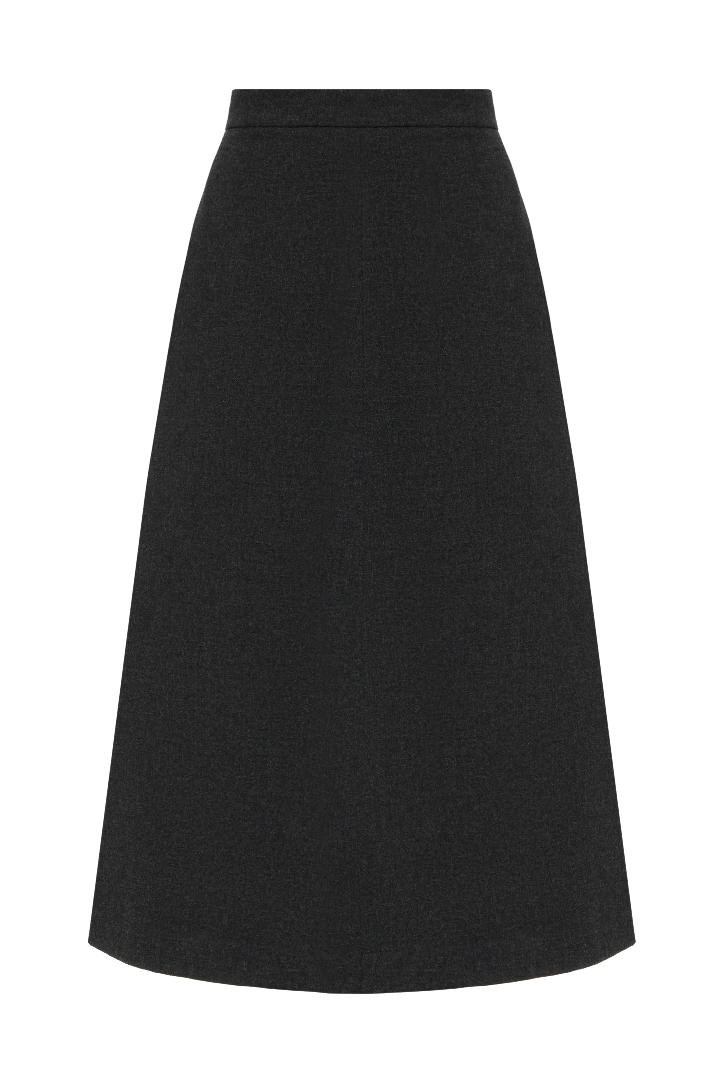 Спідниця трапеція графітна