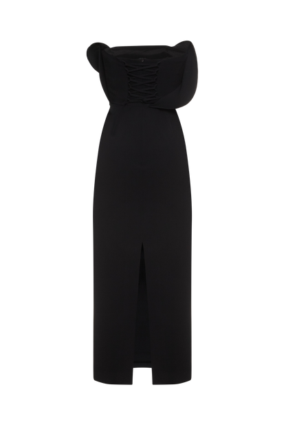 Black Midi Dress Sofia