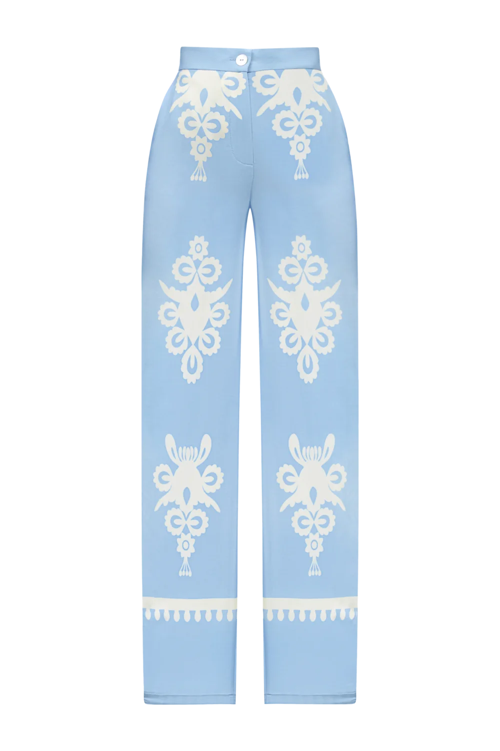 Blue Pants with Print