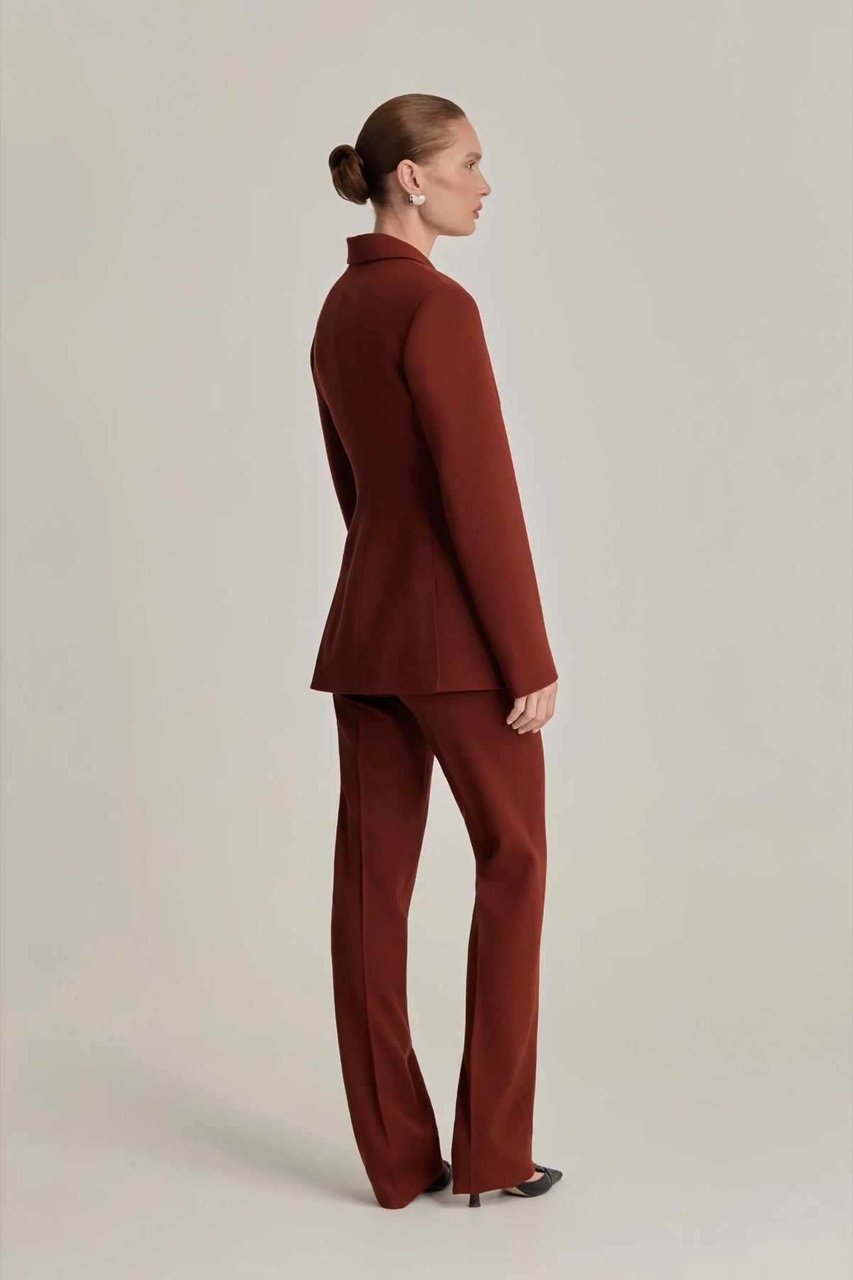VERKHOVYNA Fitted Double-Breasted Jacket