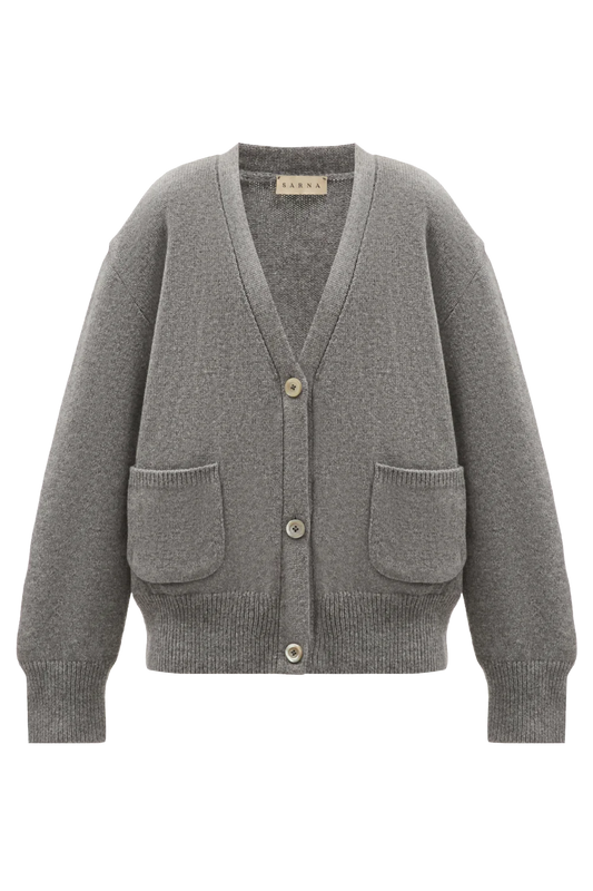 Темно-сірий кардиган