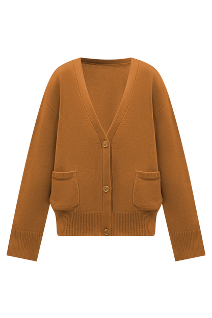 Кардиган Мері гірчичного кольору