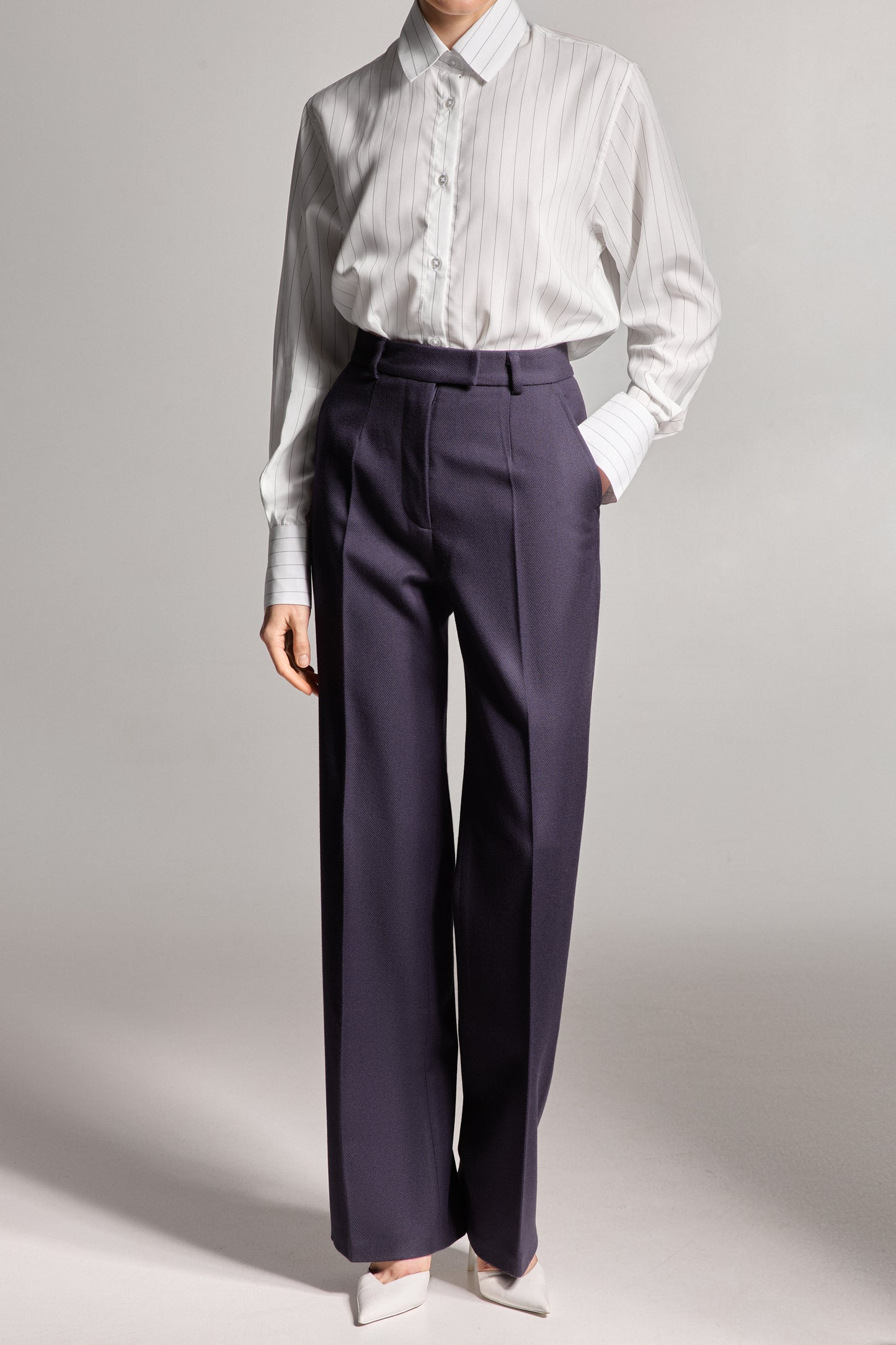 Navy Blue Pants Leyla