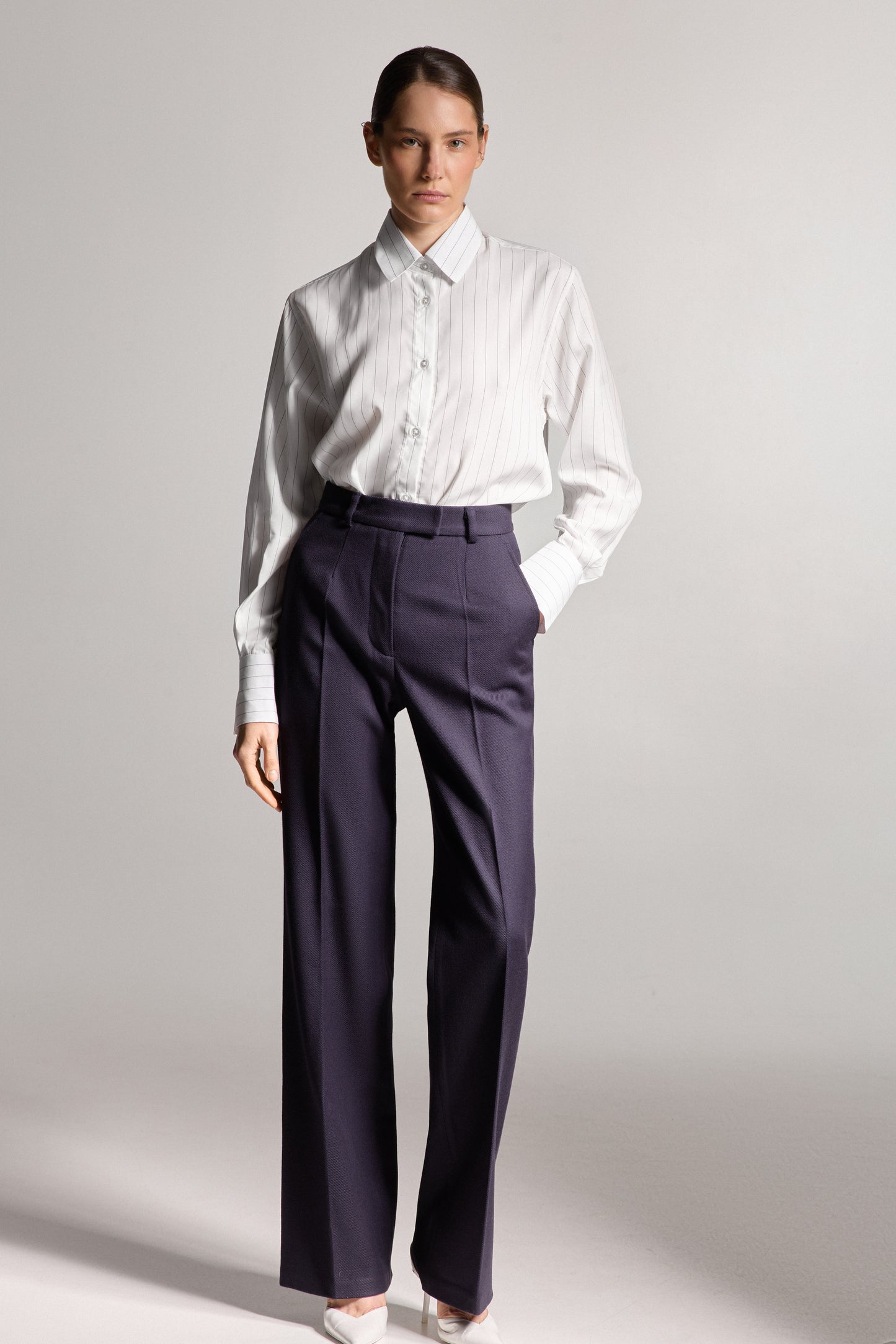 Navy Blue Pants Leyla