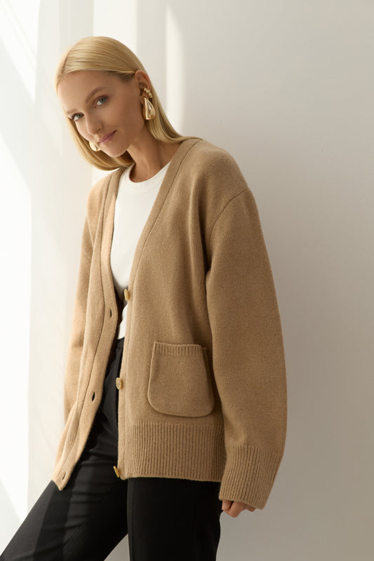Beige Cardigan Mary