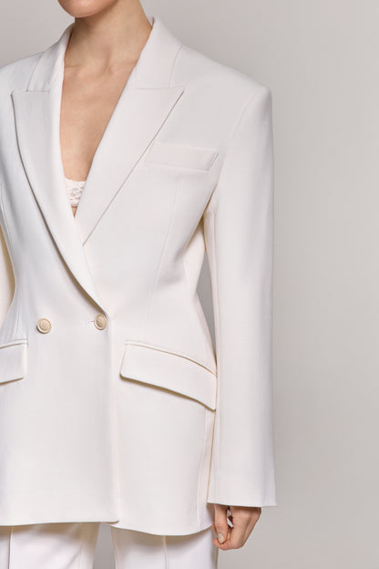 White Fitted Jacket