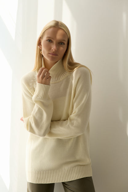 Cream Sweater Monica